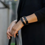 CRAVE Icon Cuffs – Leather & Stainless Steel Restraint Bracelet