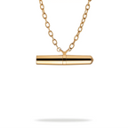 CRAVE Tease Vibrating Necklace | Wearable Stainless Steel Vibrator 24kt Gold