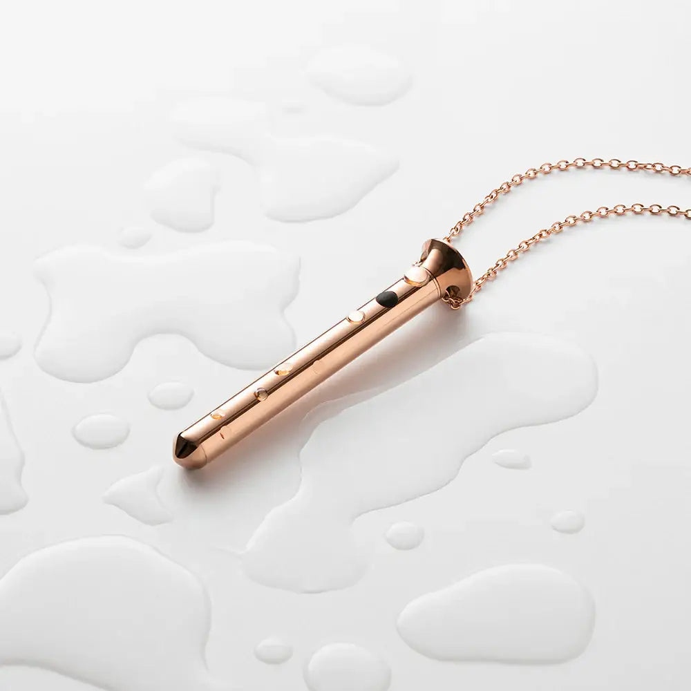 Crave Vesper Mini Vibrator Necklace Rose Gold Rolik®
