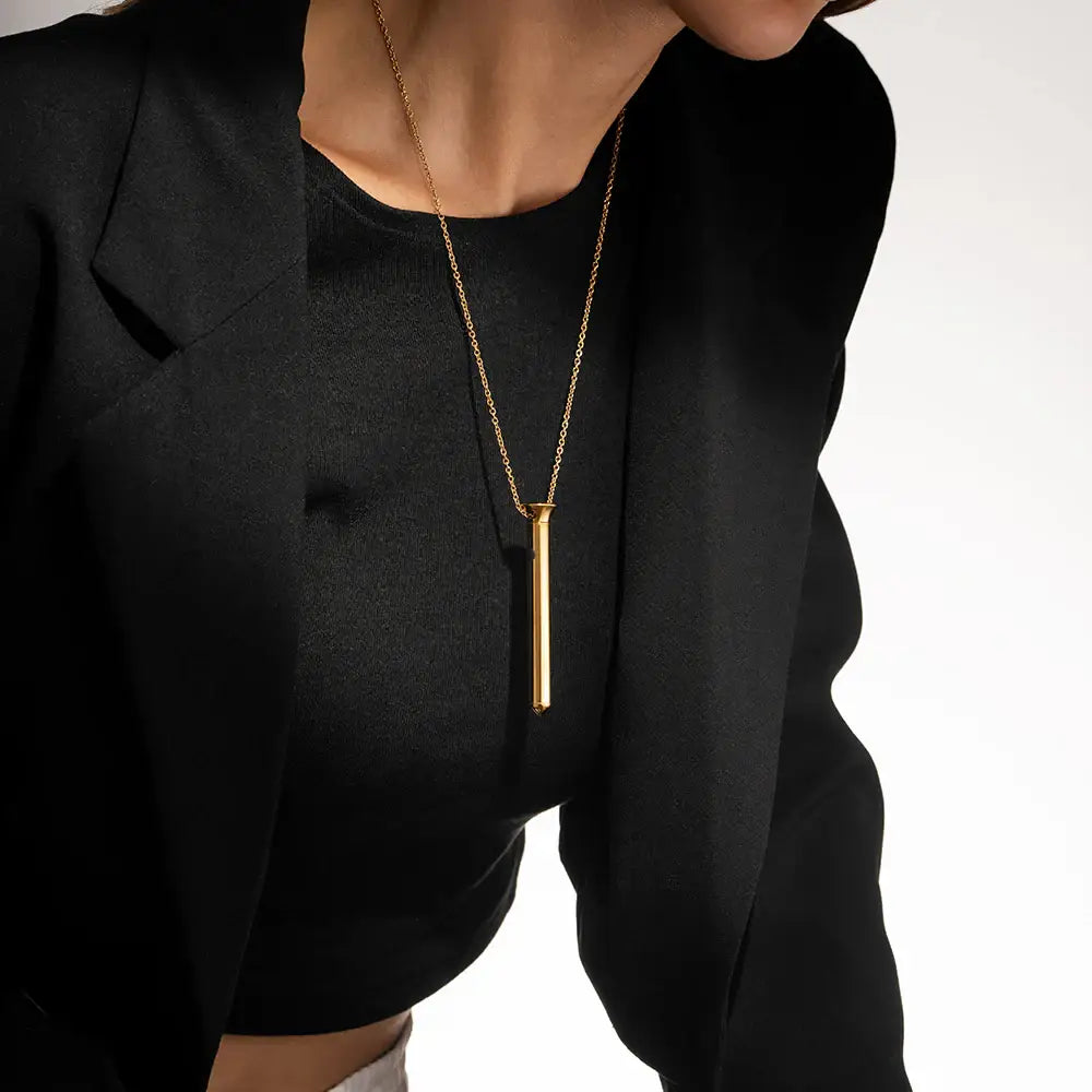 Crave Vesper Mini Vibrator Necklace Rose Gold Rolik®