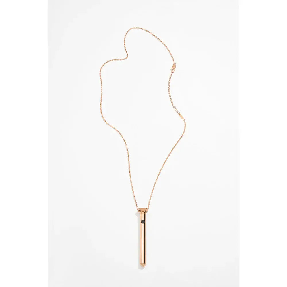 Crave Vesper Mini Vibrator Necklace Rose Gold Rolik®