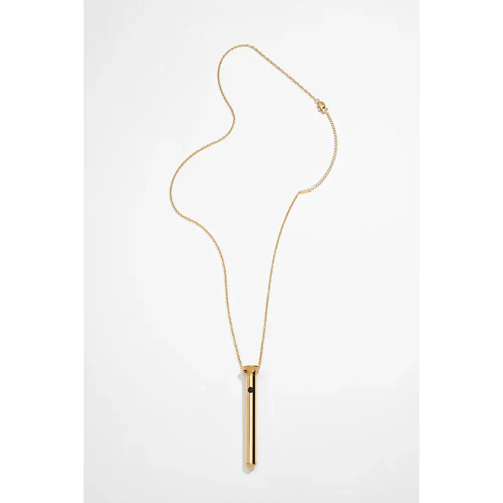 Crave Vesper Mini Vibrator Necklace 24k Gold Rolik®
