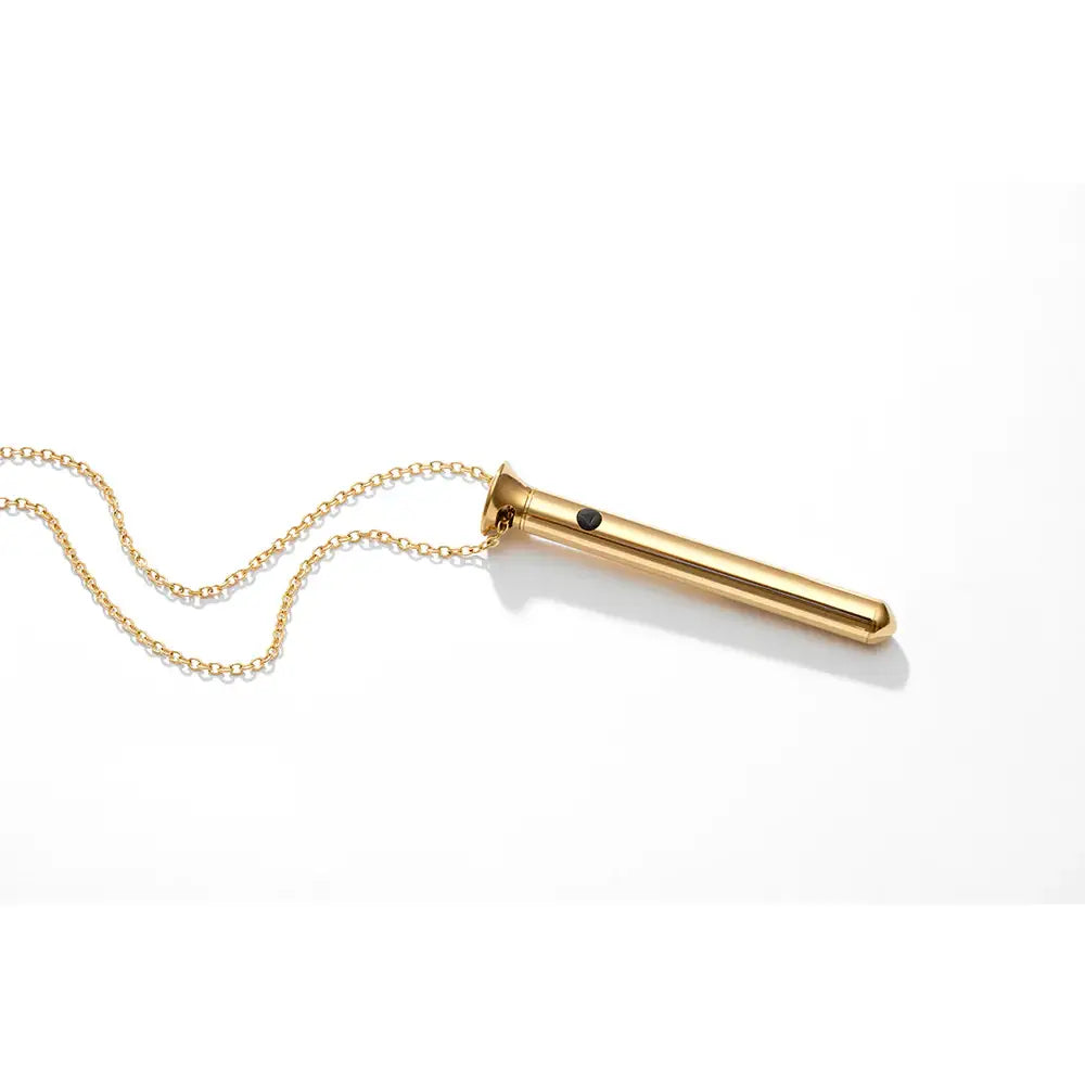 Crave Vesper Mini Vibrator Necklace 24k Gold Rolik®
