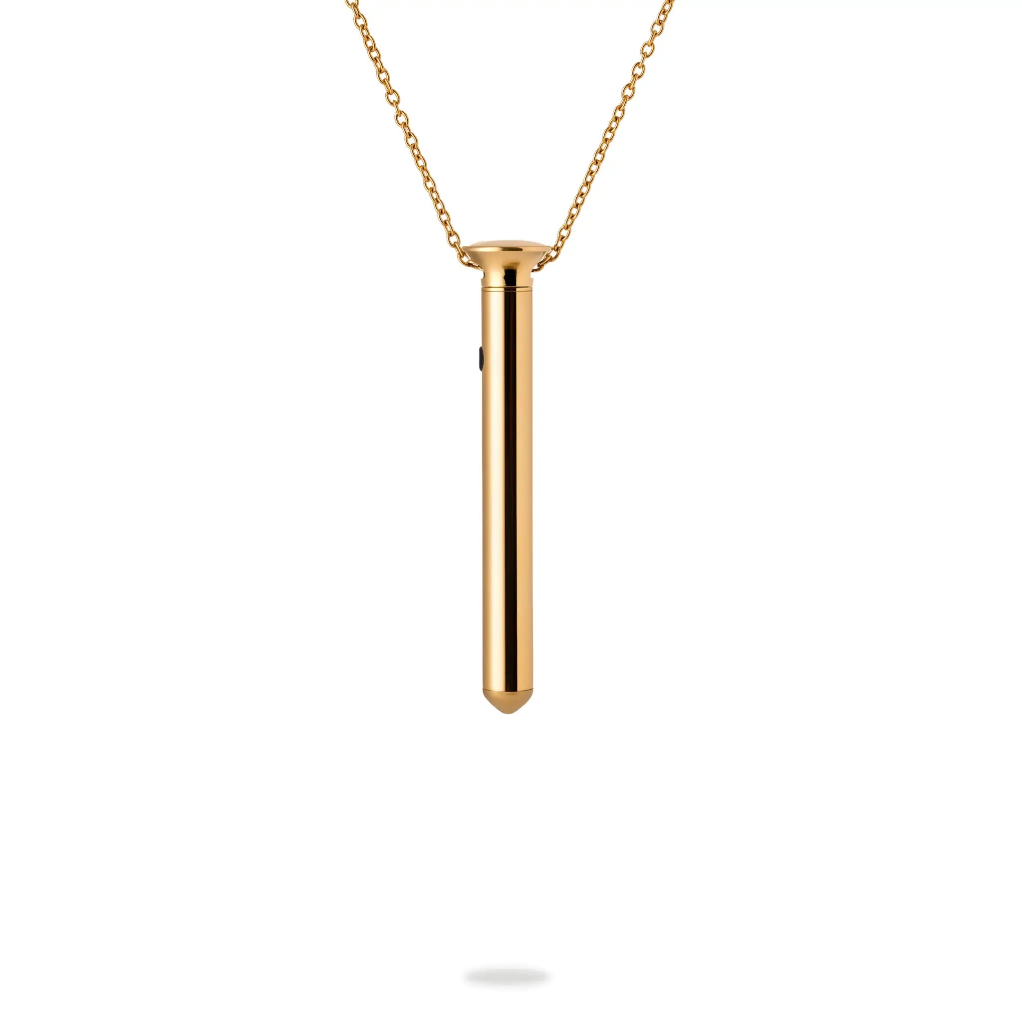 CRAVE Vesper Mini, Vibrator Necklace | Wearable Luxury 24kt Gold