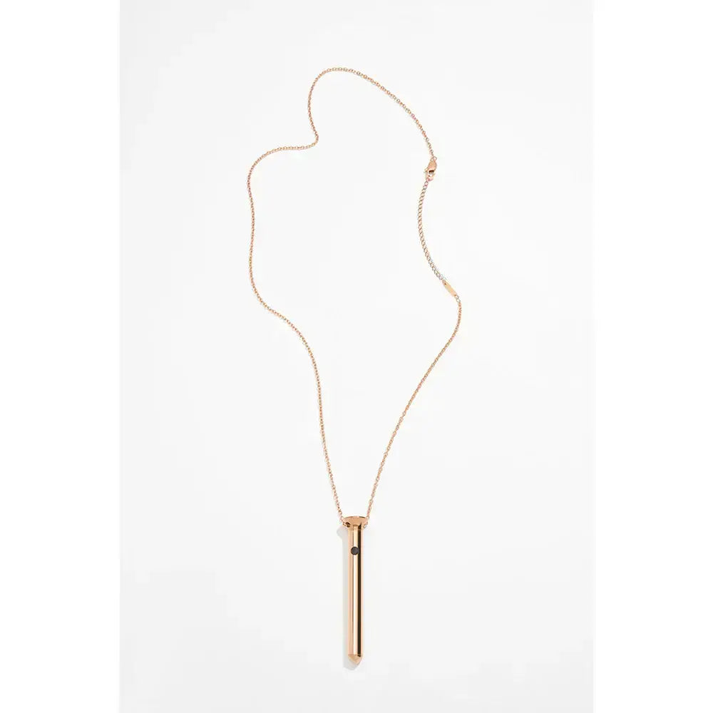 Crave Vesper Mini Vibrator Necklace Rose Gold Rolik®
