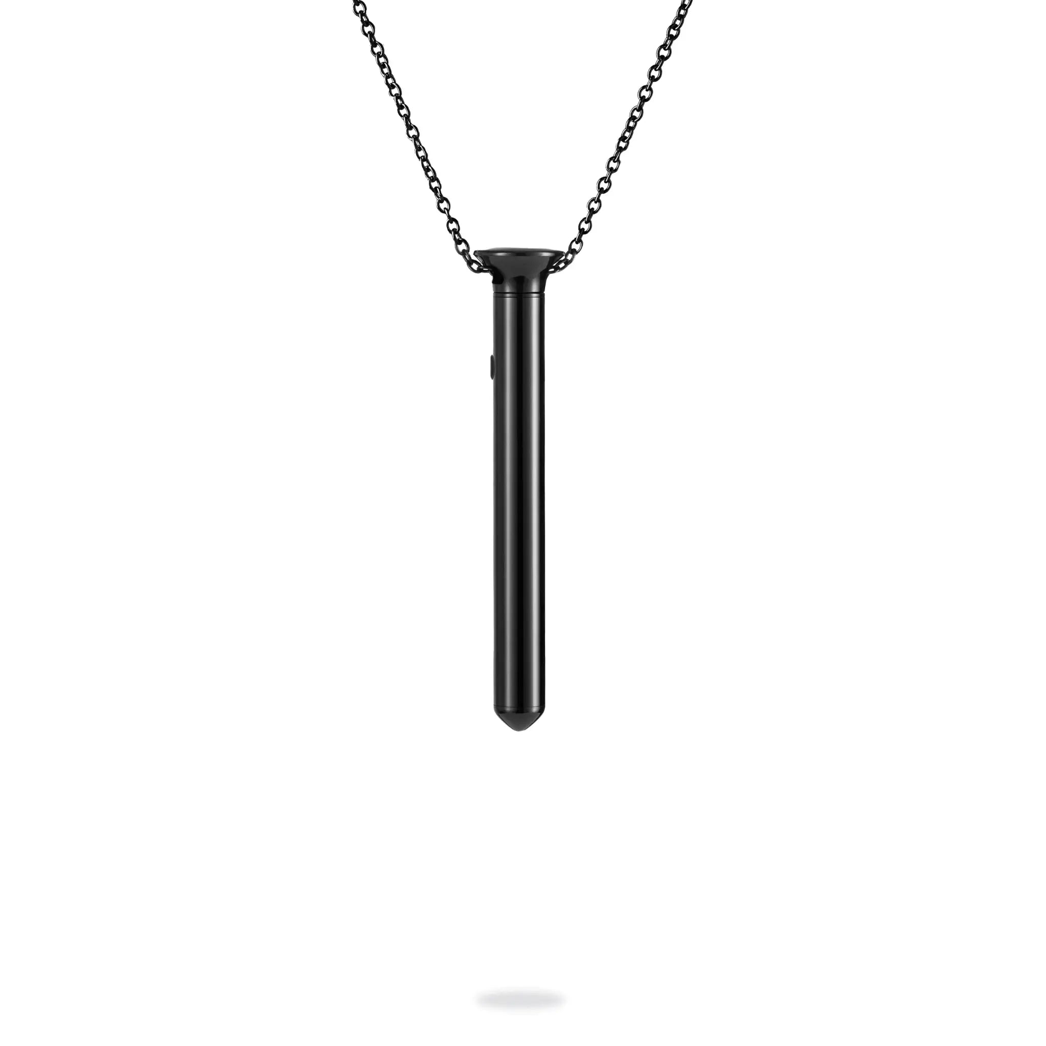 CRAVE Vesper Mini, Vibrator Necklace | Wearable Luxury Black