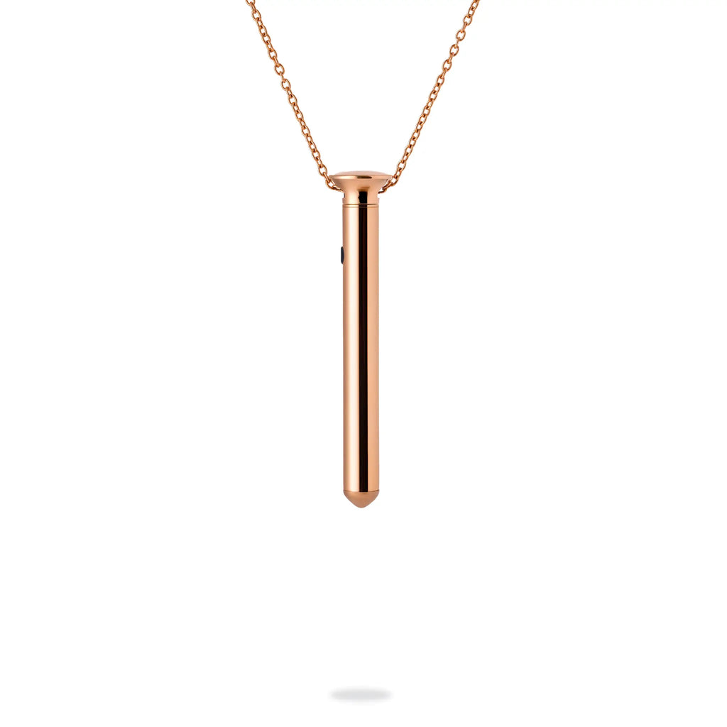 CRAVE Vesper Mini, Vibrator Necklace | Wearable Luxury Rose Gold