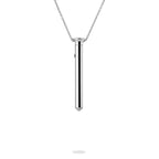 CRAVE Vesper Mini, Vibrator Necklace | Wearable Luxury Silver