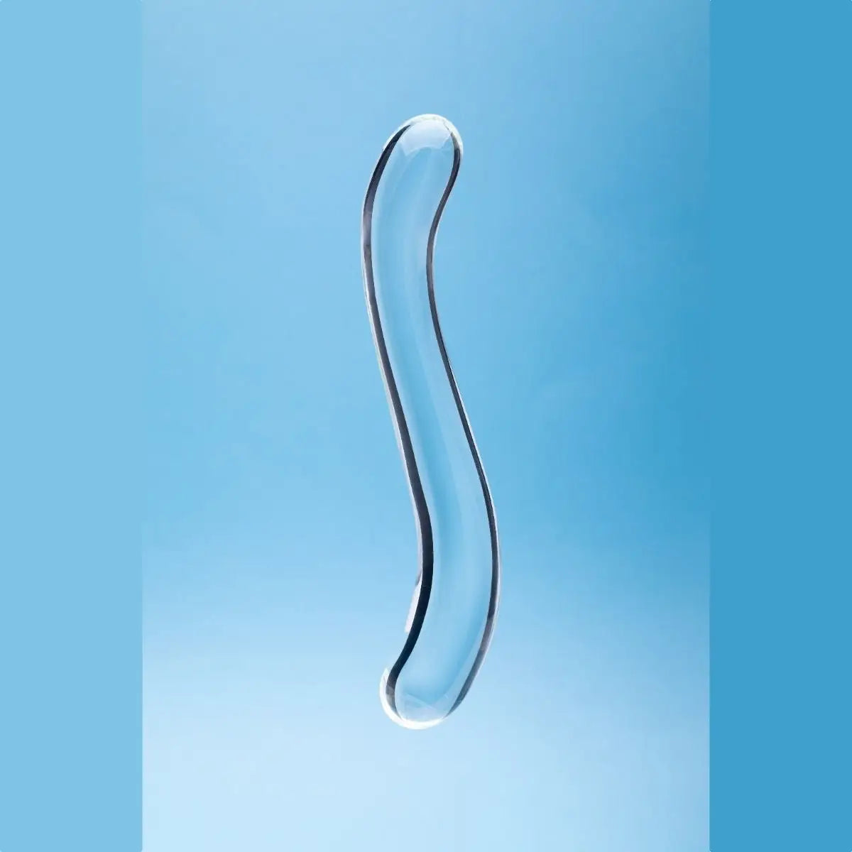 Clarity Celestial Curve Glass Dildo
