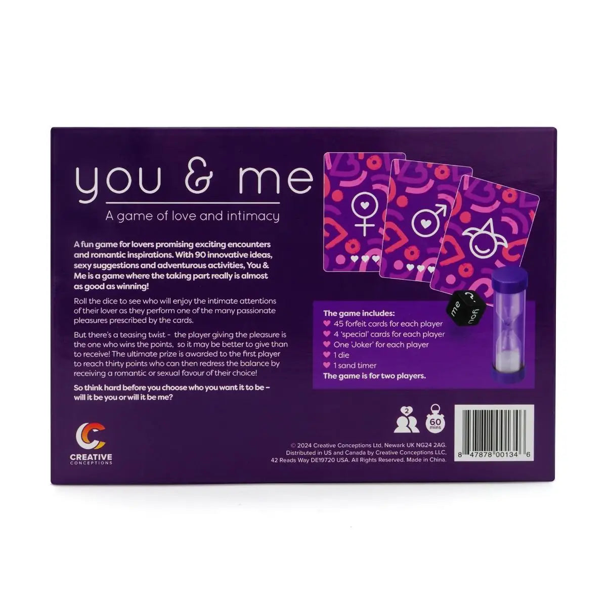 Creative Conceptions You & Me - A Game of Love and Intimacy