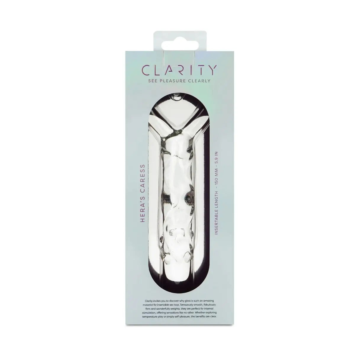 Clarity Hera’s Caress Glass Dildo