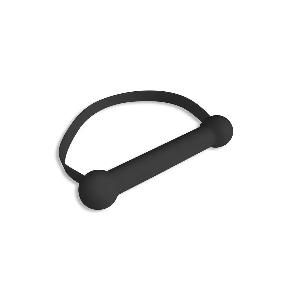 Quickie Gag® Silicone Bit Gag - Black - Gags