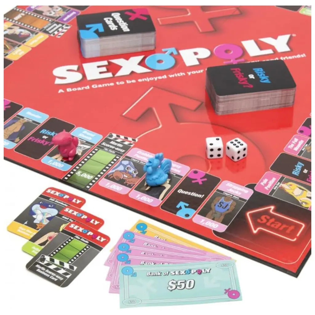 Creative Conceptions Sexopoly Adult Board Game - Erotic Party for Couples & Friends