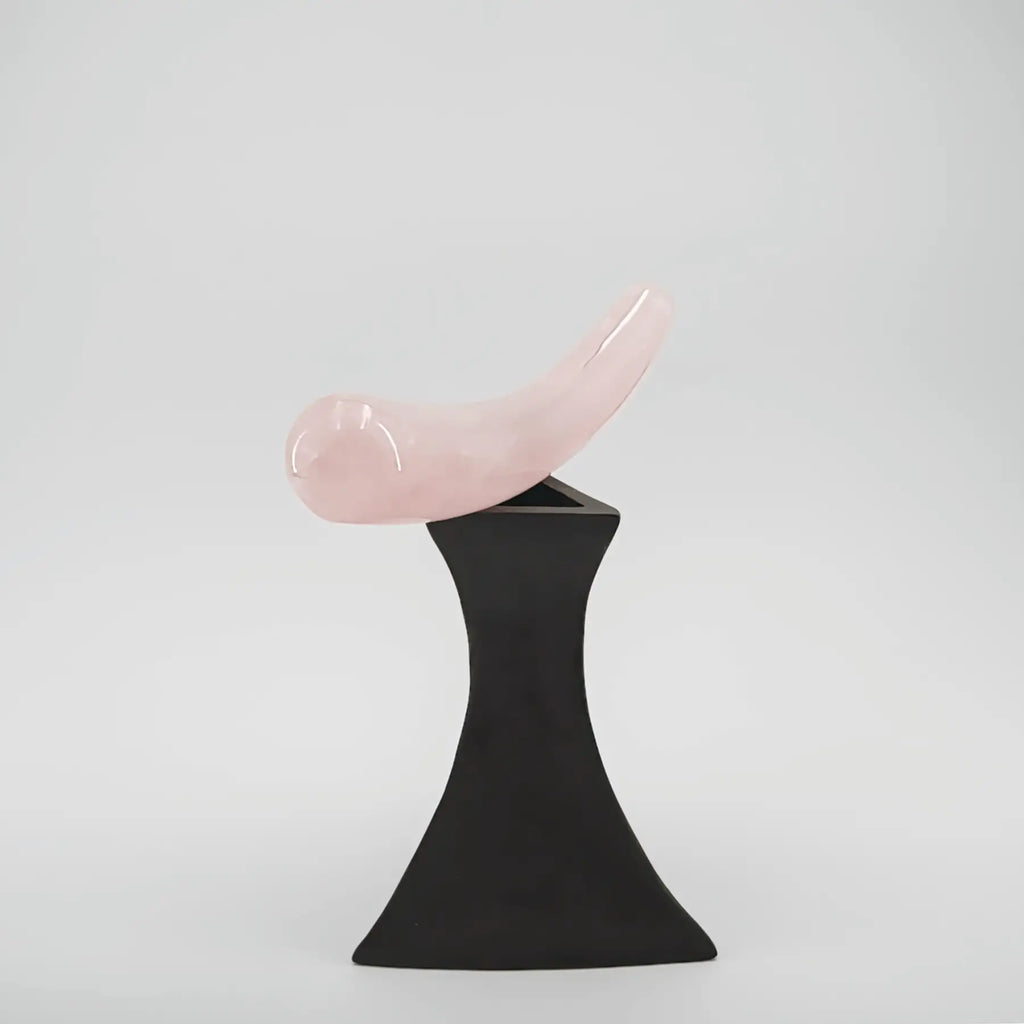 Cresta Rose Quartz Wand / 7’’ Dildo