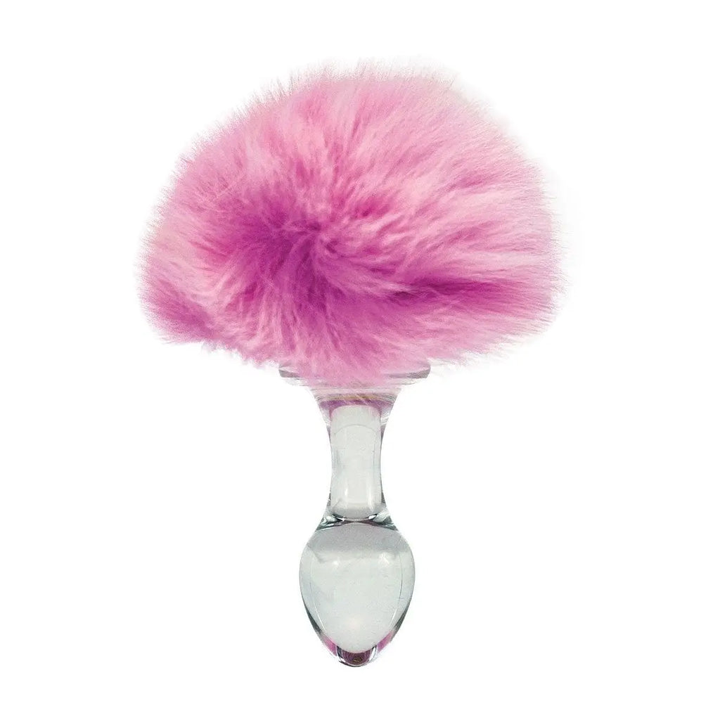 Crystal Delights Glass Plug with Magnetic Bunny Tail - Rolik®