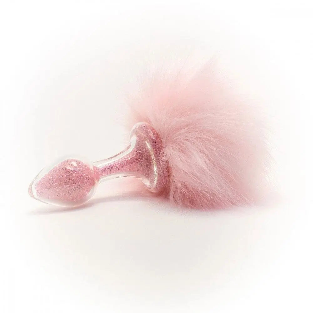 Crystal Delights Magnetic Sparkle Bunny Tail Plug - Rolik®