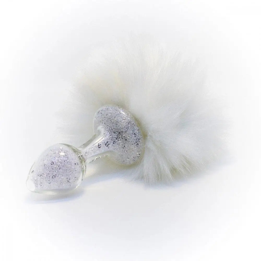 Crystal Delights Magnetic Sparkle Bunny Tail Plug - Rolik®