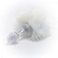 Crystal Delights Magnetic Sparkle Bunny Tail Plug - Rolik®