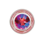 Crystal Delights Pineapple Delight Glass Plug w Pink Crystal - Rolik®