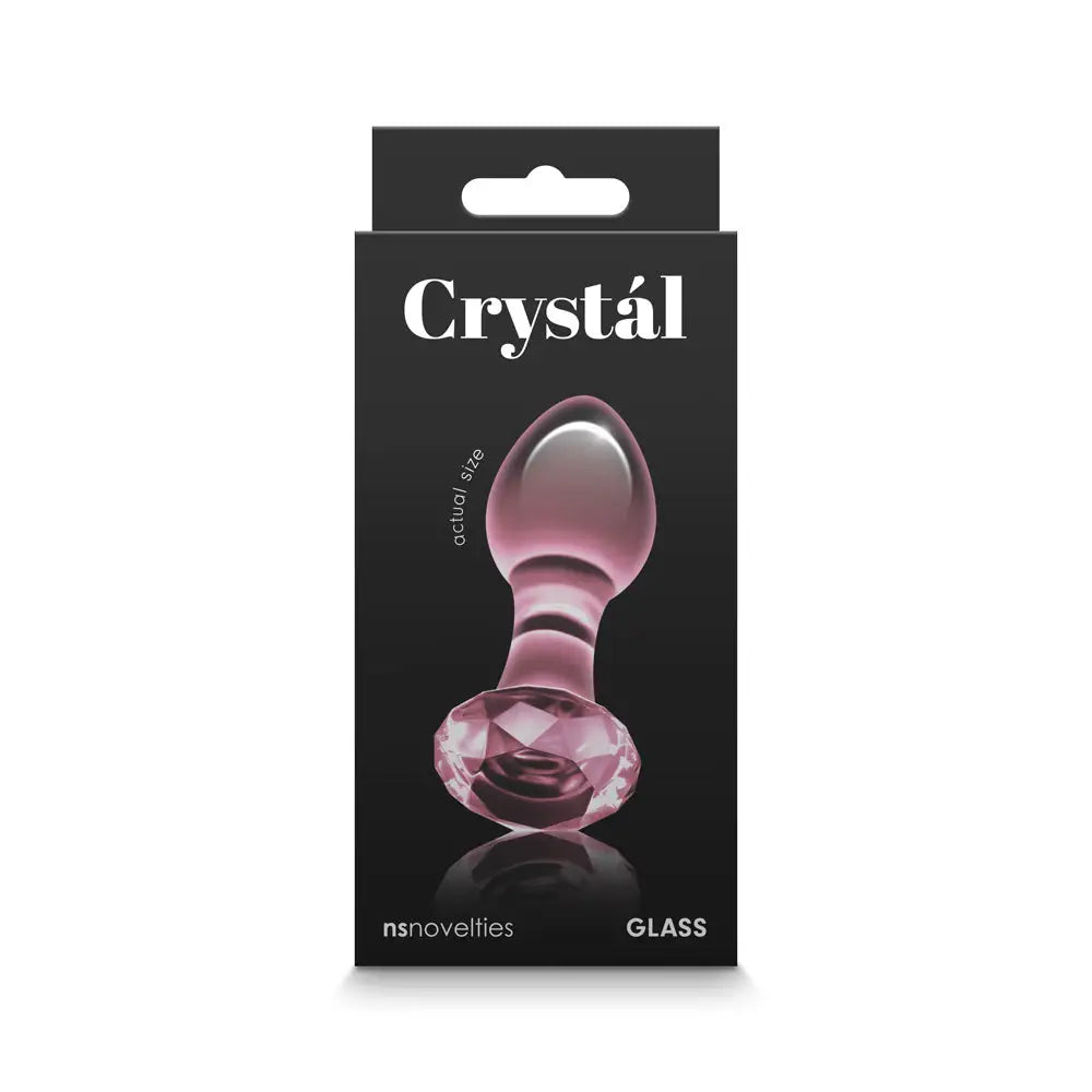 Crystal Gem Glass Anal Plug - Butt