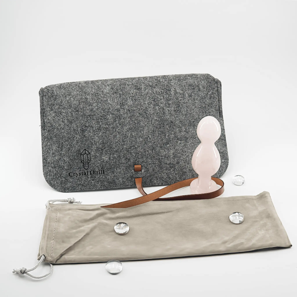 Bulbora Rose Quartz Plug / 5’’ Butt