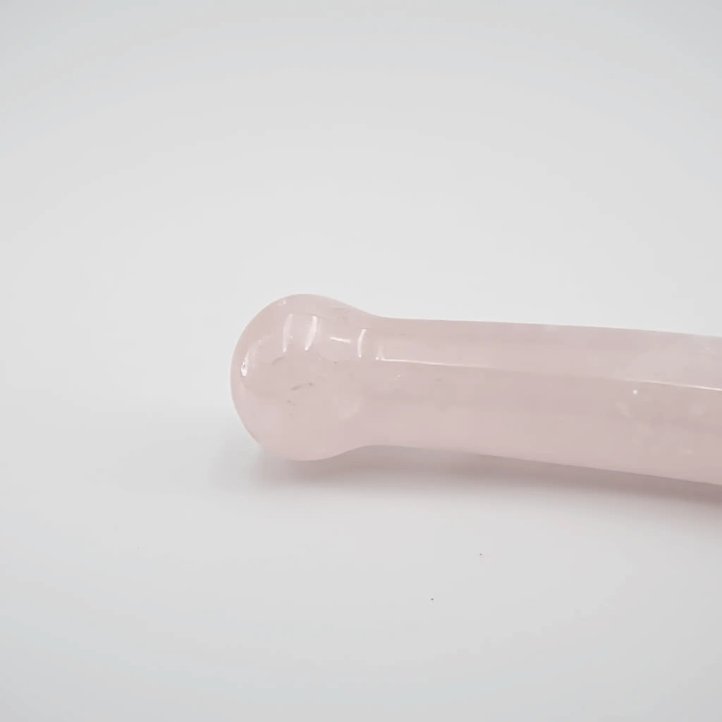 Curvella Rose Quartz Double Ended Wand / 7’’ Dildo