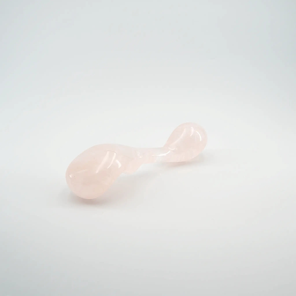 Fleur Rose Quartz Wand / 7’’ Curved Bulbous