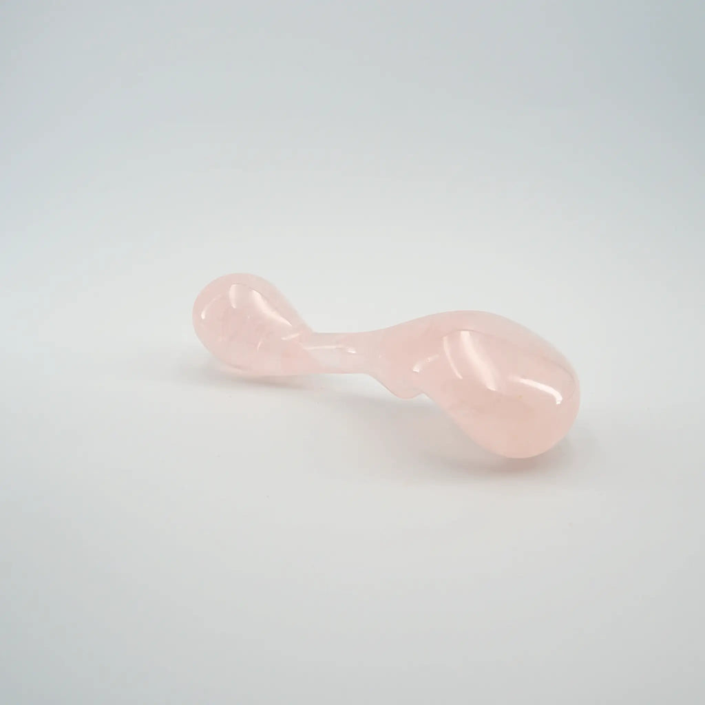 Fleur Rose Quartz Wand / 7’’ Curved Bulbous