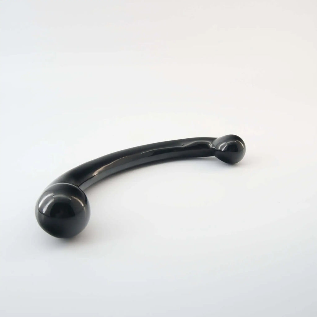 CrystalThrill Nytheris Black Obsidian Dual Ended Wand / 8’’