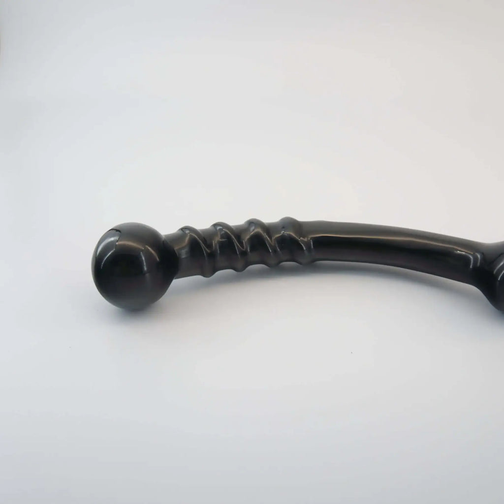 CrystalThrill Nyxora Black Obsidian Dual Ended Wand / 7’’