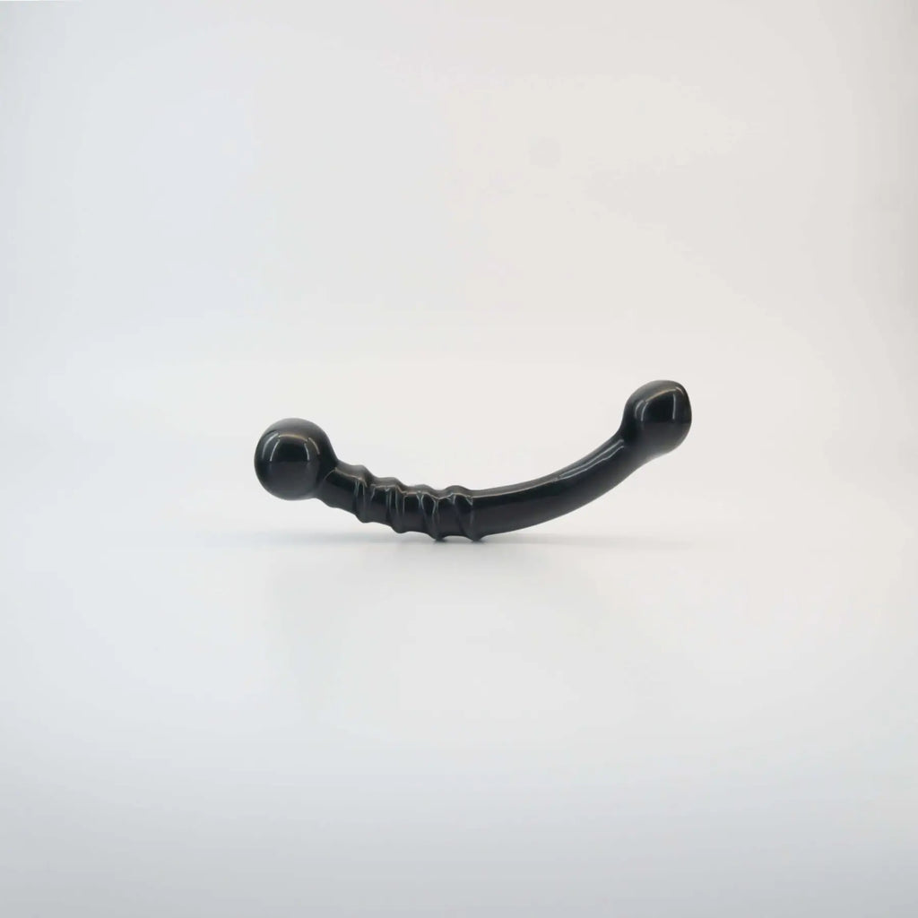 CrystalThrill Nyxora Black Obsidian Dual Ended Wand / 7’’