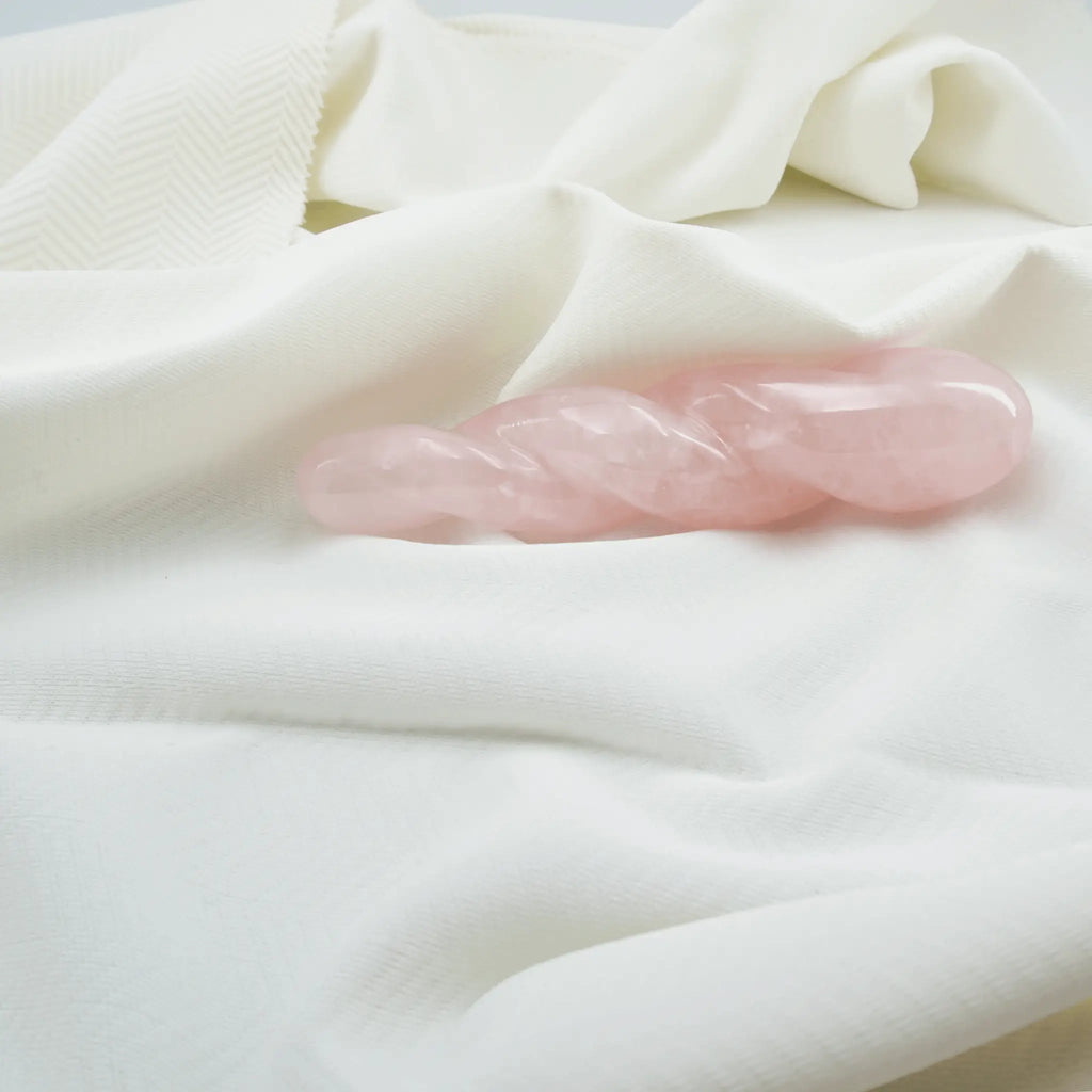 Ripplea Rose Quartz Wand / 7’’ Dildo