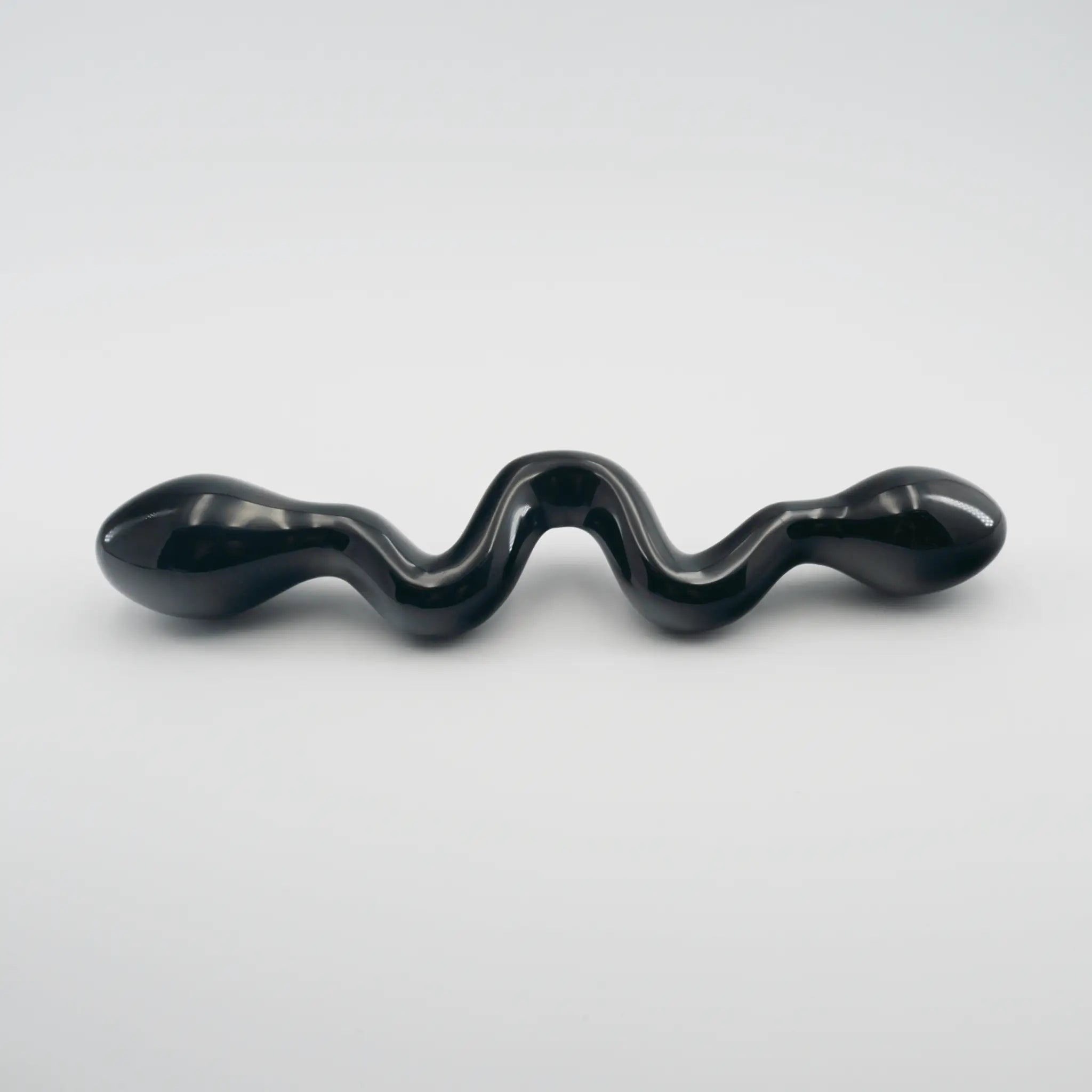 Serpentine Black Obsidian Wand / 10’’ Dildo