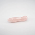 Solace Rose Quartz Wand / 7’’ Curved Double End Bulbous Tapered