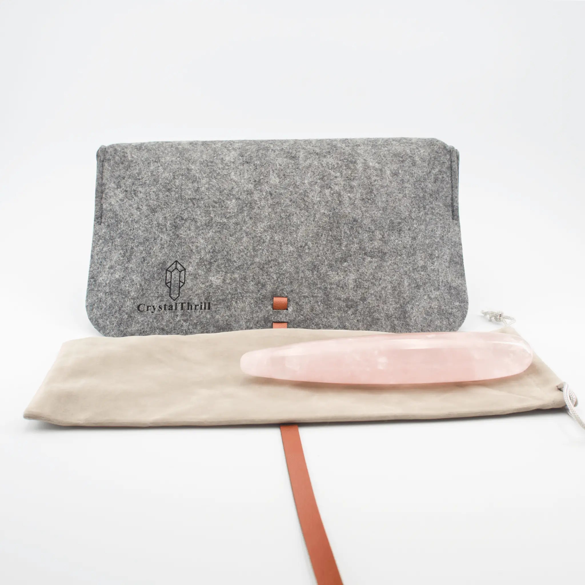 Taperis Rose Quartz Wand / 7’’ Dildo