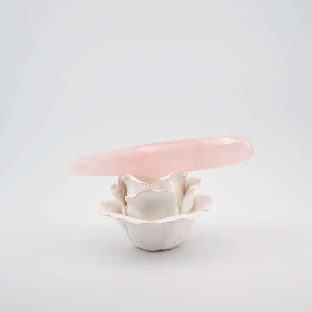 Taperis Rose Quartz Wand / 7’’ Dildo