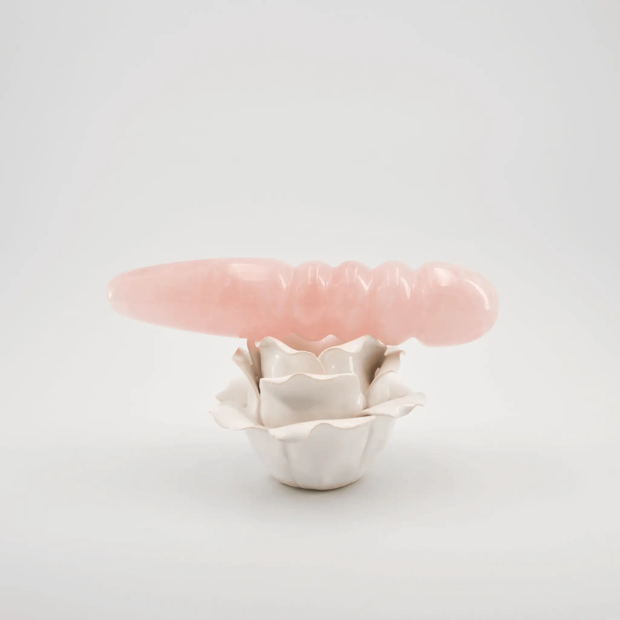 Unduluna Rose Quartz Wand / 7’’ Dildo