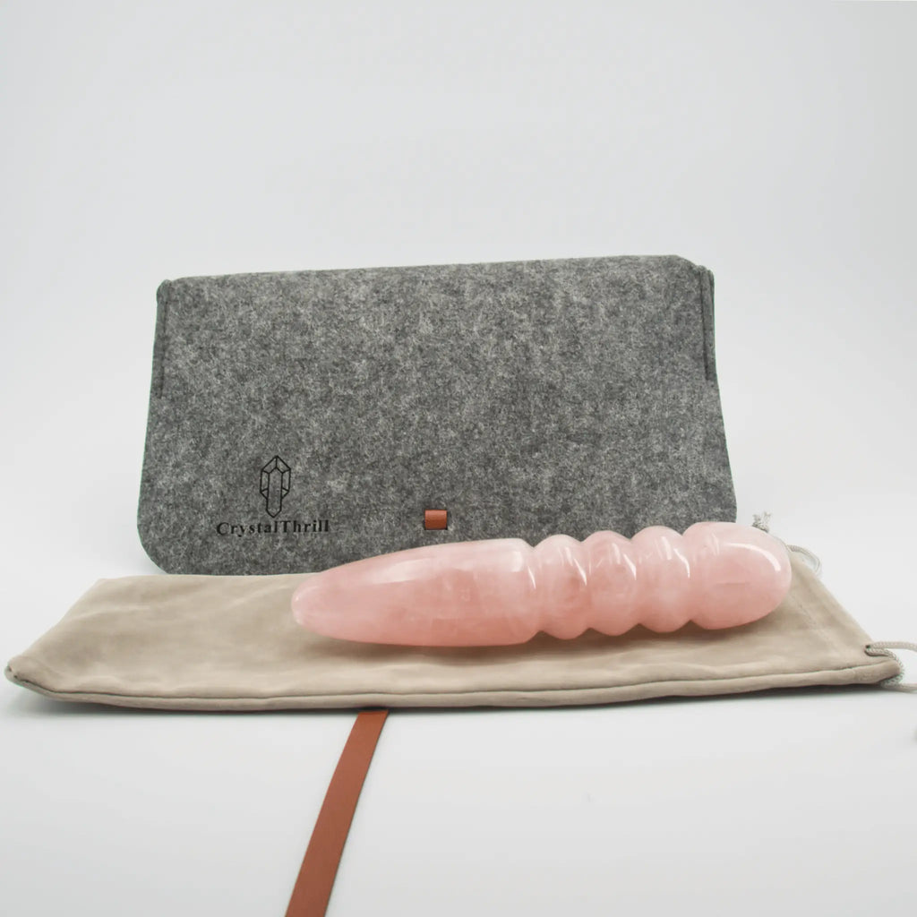 Unduluna Rose Quartz Wand / 7’’ Dildo