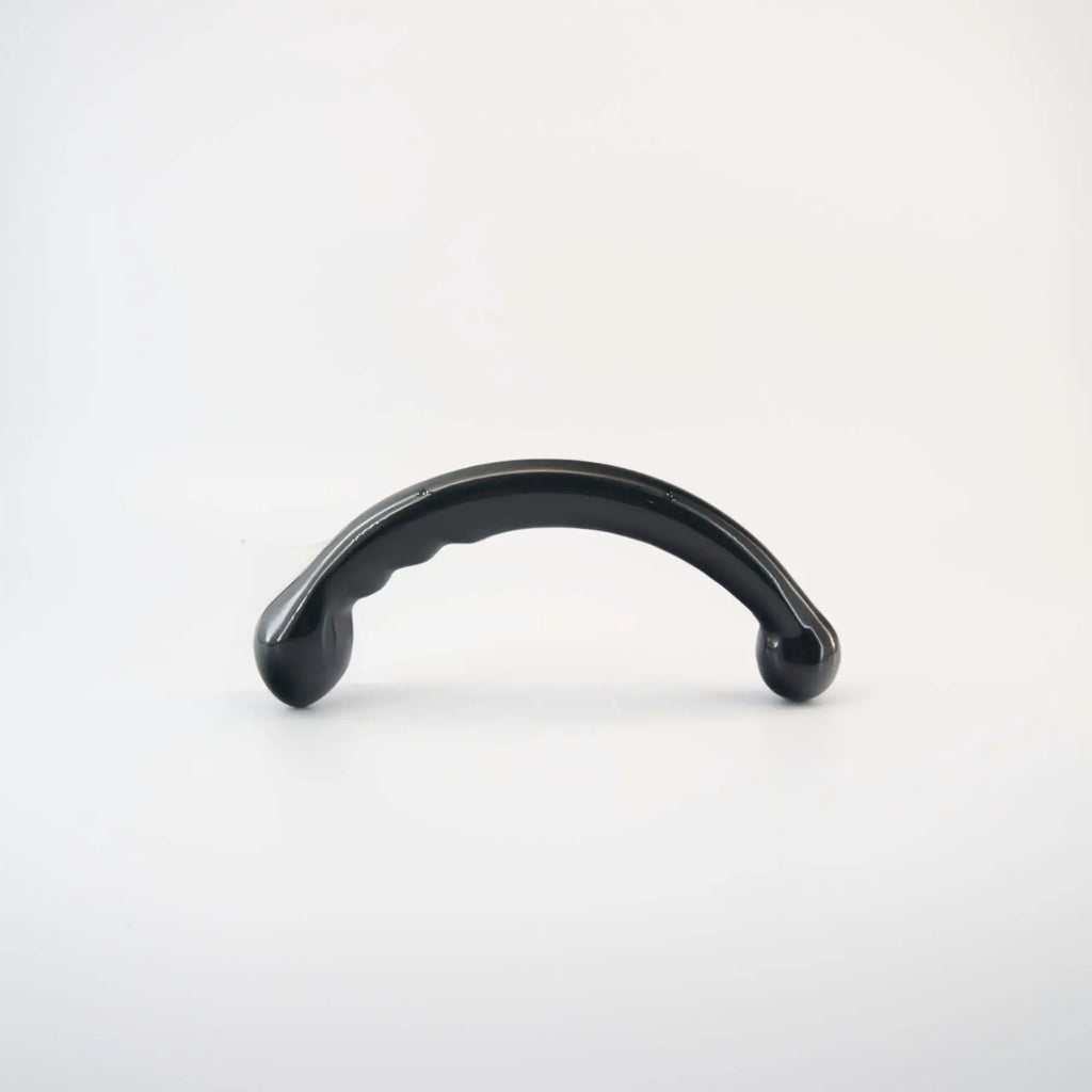 CrystalThrill Veyora Black Obsidian Dual Ended Wand / 9’’