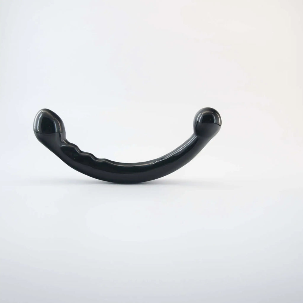 CrystalThrill Veyora Black Obsidian Dual Ended Wand / 9’’