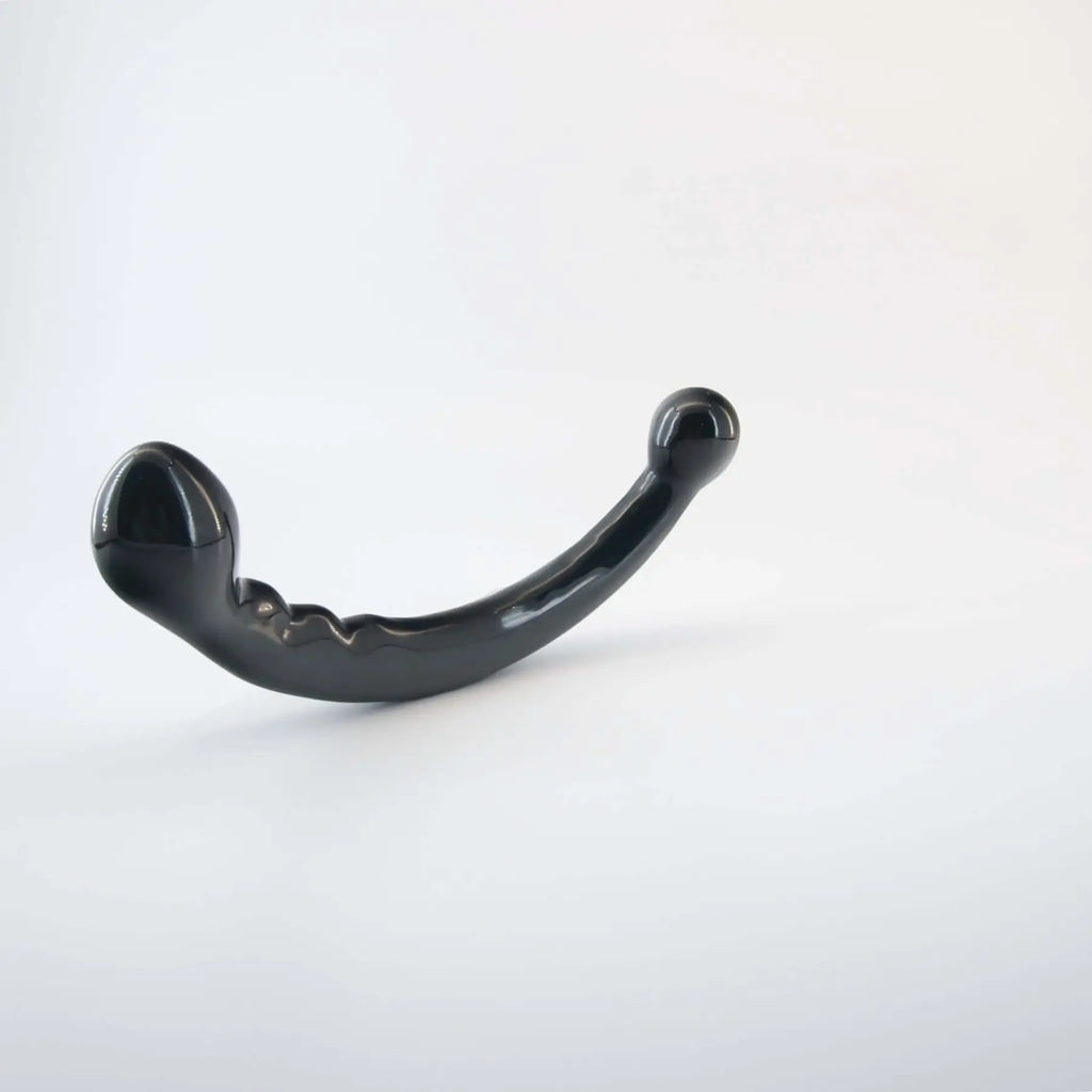 CrystalThrill Veyora Black Obsidian Dual Ended Wand / 9’’