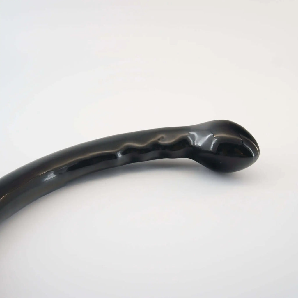 CrystalThrill Veyora Black Obsidian Dual Ended Wand / 9’’