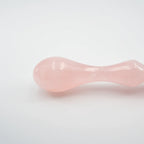 Vitalis Rose Quartz Wand / 7’’ Curved Double End Bulbous