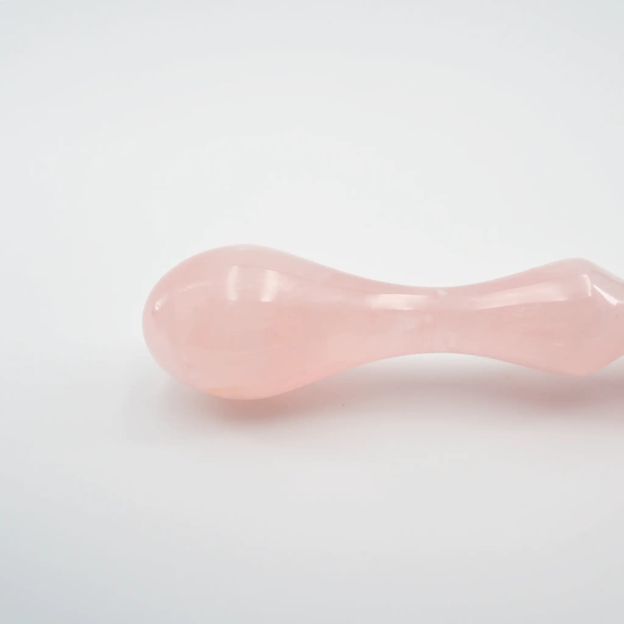 Vitalis Rose Quartz Wand / 7’’ Curved Double End Bulbous