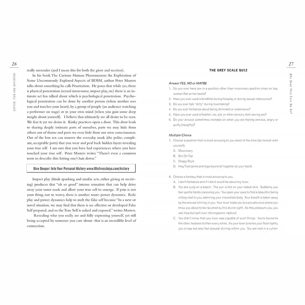 Cuffed, Tied, and Satisfied: A Kinky Guide to the Best Sex Ever - Rolik®