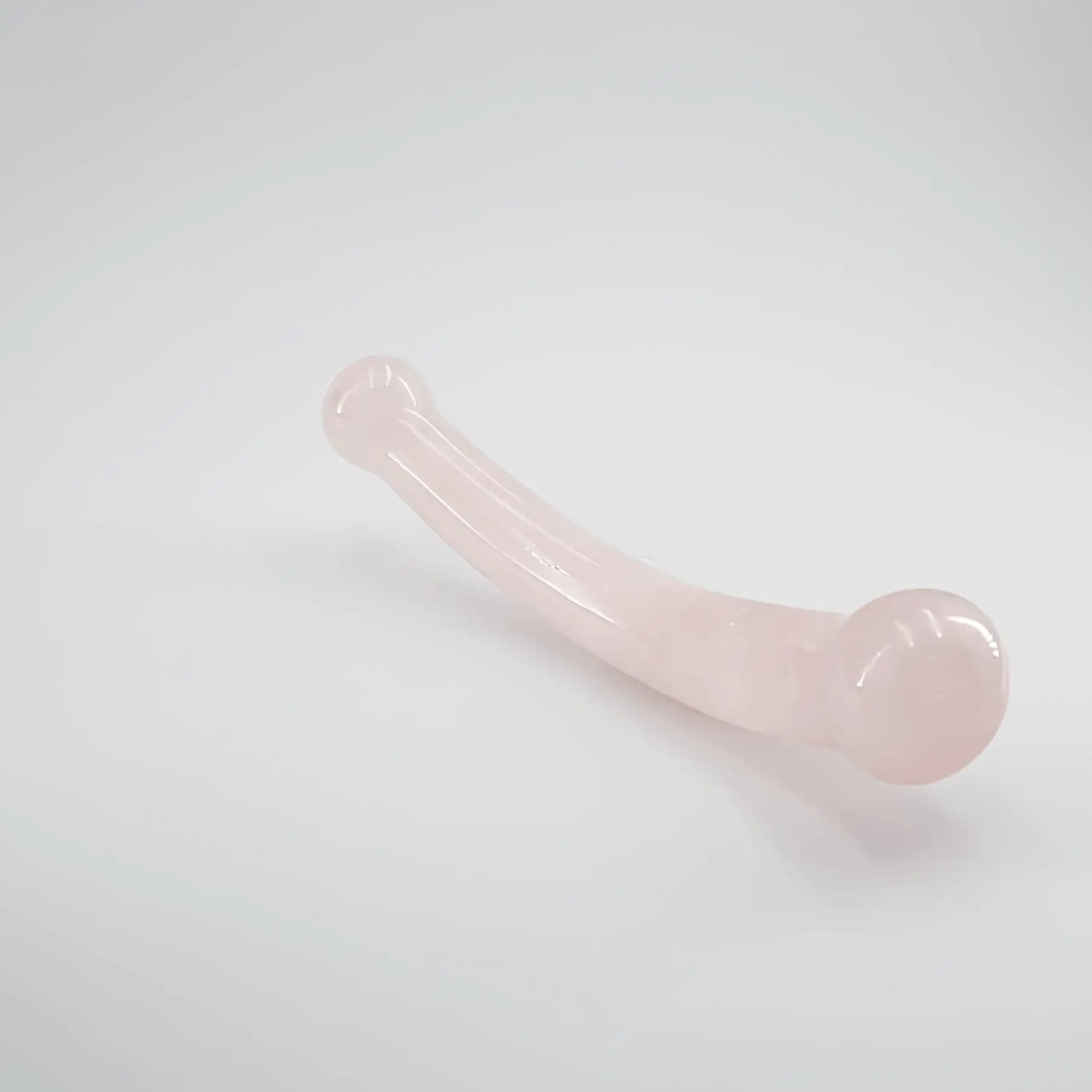 Curvella Rose Quartz Double Ended Wand / 7’’ Dildo