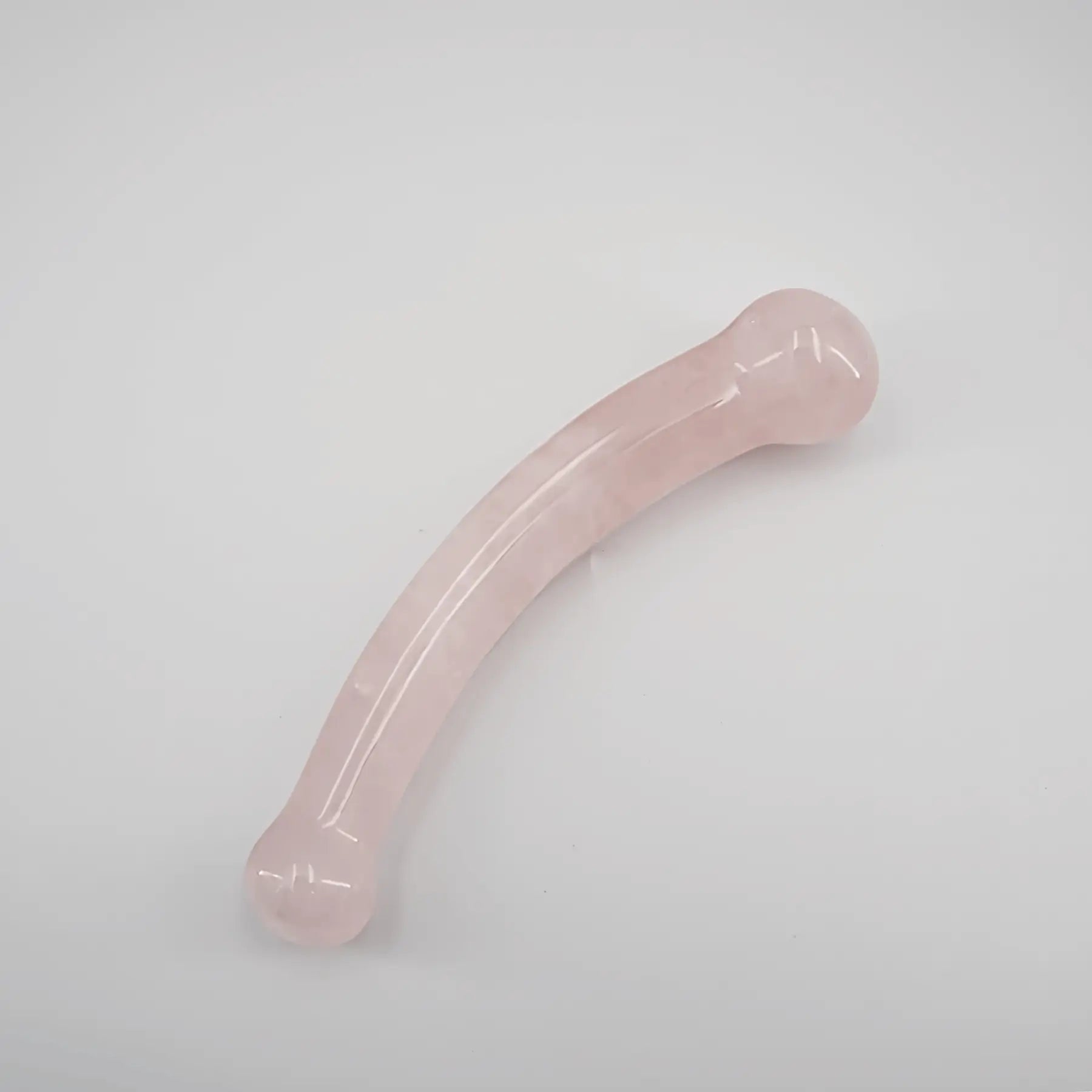 Curvella Rose Quartz Double Ended Wand / 7’’ Dildo