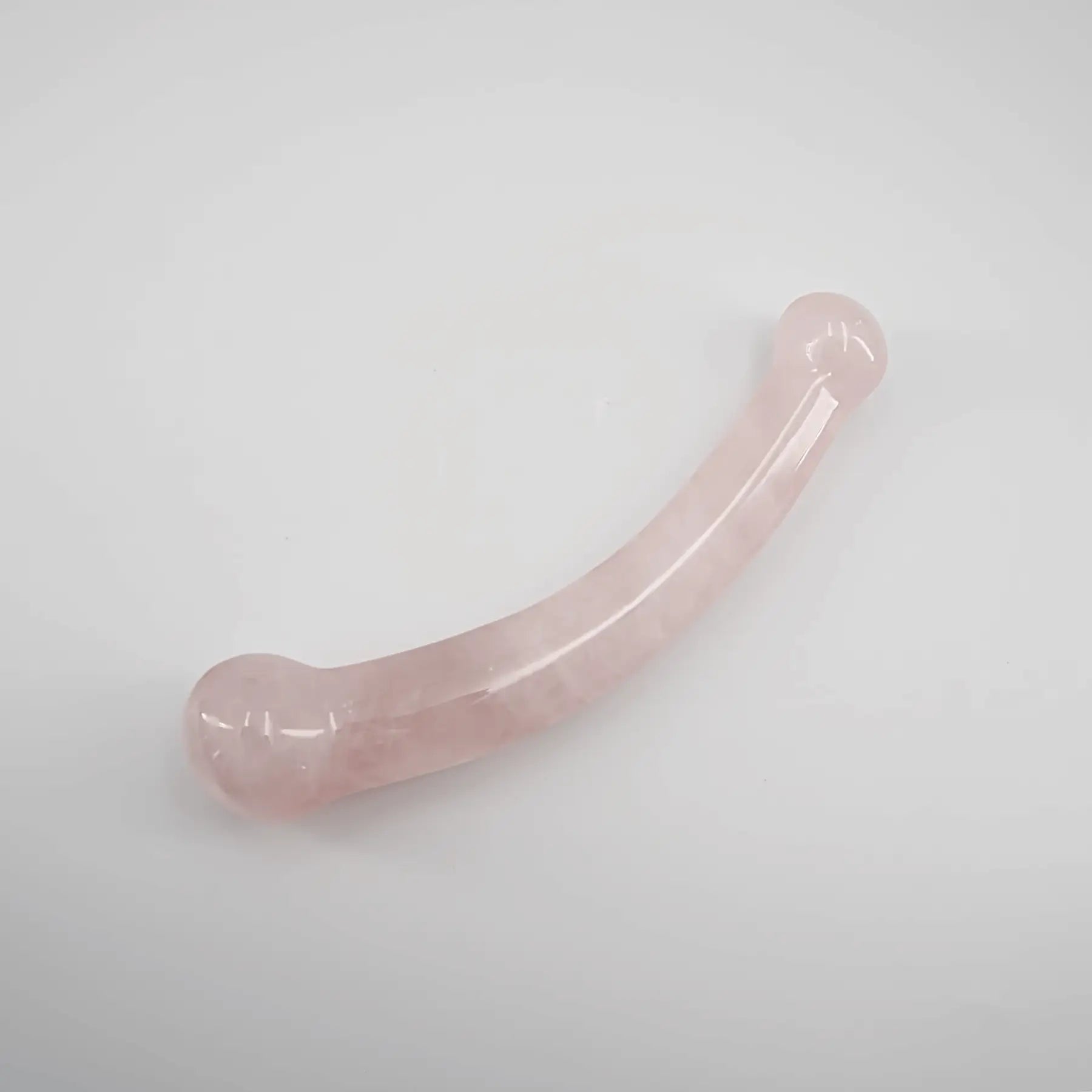 Curvella Rose Quartz Double Ended Wand / 7’’ Dildo
