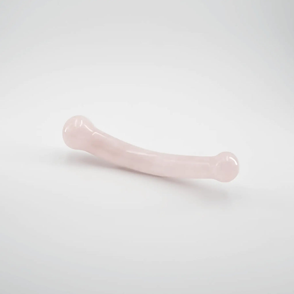 Curvella Rose Quartz Double Ended Wand / 7’’ Dildo