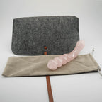 Curvona Rose Quartz Wand / 7’’ Dildo